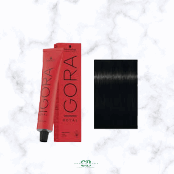 TINTE IGORA ROYAL 1-0 NEGRO  Schwarzkopf