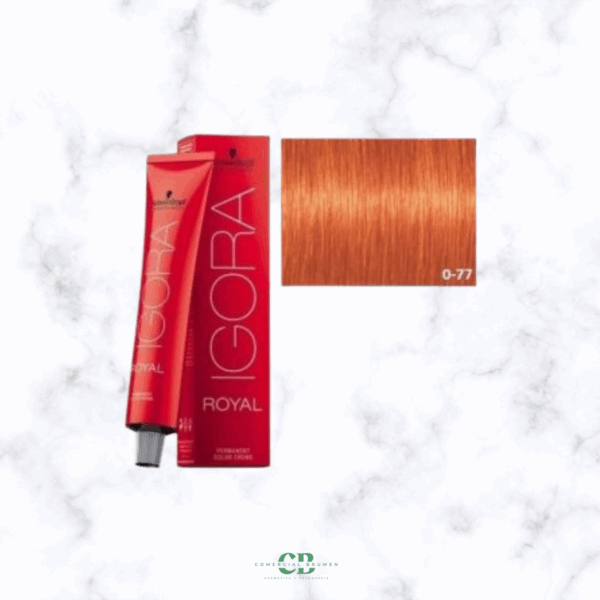 TINTE IGORA ROYAL 0-77 INTENSIFICADOR COBRE  Schwarzkopf