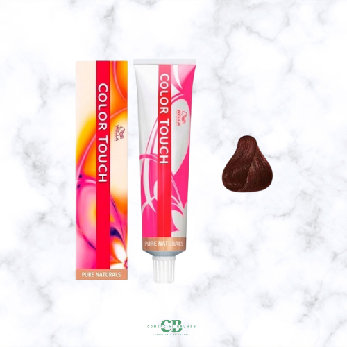COLOR TOUCH 5-5 CASTAÑO CLARO CAOBA WELLA-baño de color sin amoníaco