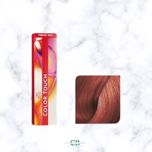 COLOR TOUCH 6-40 RUBIO OSCURO COBRIZO NATURAL WELLA-baño de color sin amoníaco