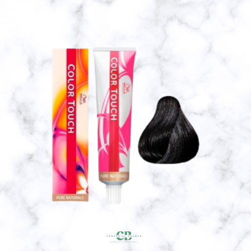 COLOR TOUCH 3-0 CASTAÑO OSCURO NATURAL INTENSO WELLA-baño de color sin amoníaco