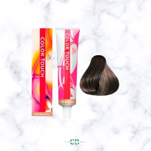 COLOR TOUCH 5-0 CASTAÑO CLARO NATURAL WELLA-baño de color sin amoníaco