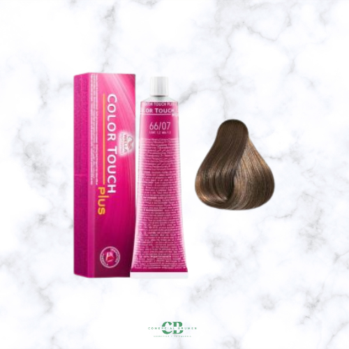 COLOR TOUCH PLUS 66-07 RUBIO OSCURO NATURAL MARRÓN WELLA-baño de color sin amoníaco