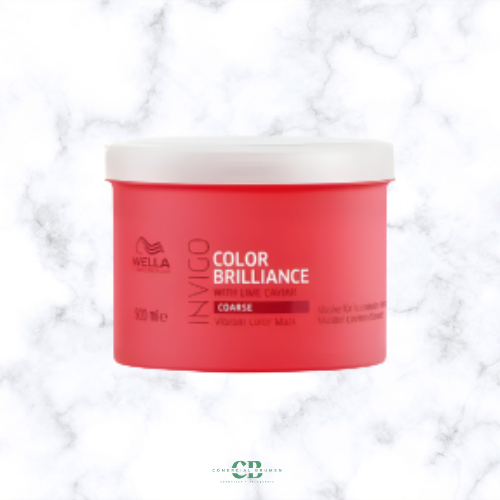 INVIGO WELLA BRILLIANCE MASK CABELLOS GRUESOS 500ml-mascarilla cabellos teñidos gruesos