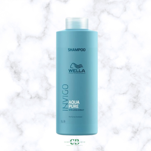INVIGO WELLA AQUA PURE CHAMPU 1000ML-champú purificante y antigrasa