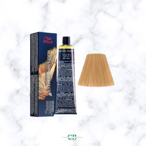 WELLA TINTE KOLESTON PERFECT ME + 10/31 RUBIO EXTRACLARO DORADO CENIZA 60 GR