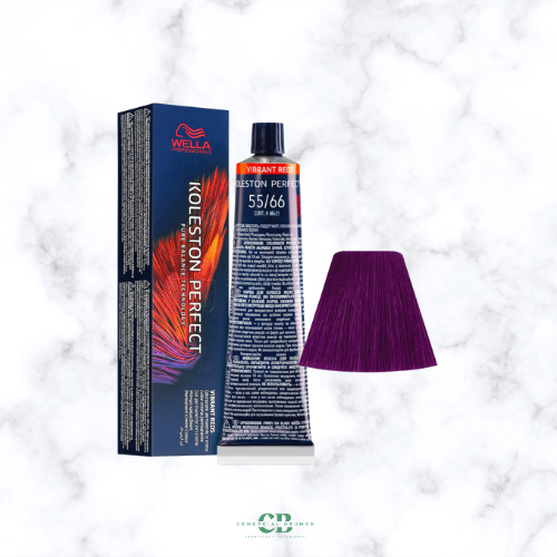 WELLA TINTE KOLESTON PERFECT ME + 55/66 CASTAÑO CLARO VIOLETA INTENSO 60 GR