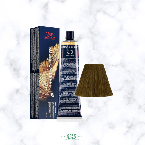 WELLA TINTE KOLESTON PERFECT ME + 6/0 RUBIO OSCURO NATURAL 60 GR
