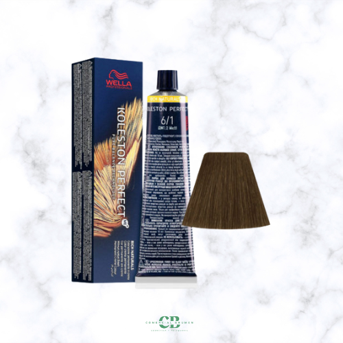 WELLA TINTE KOLESTON PERFECT ME + 6/1 RUBIO OSCURO CENIZA 60 GR