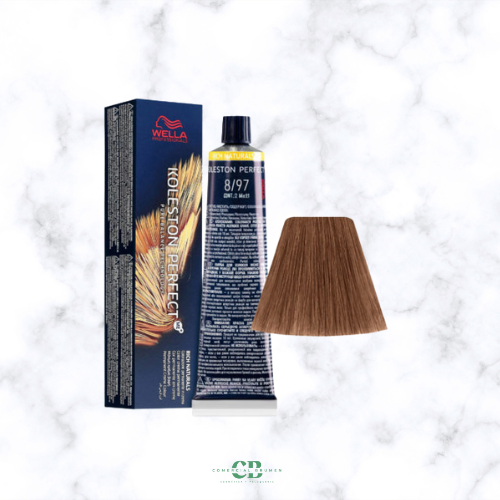 WELLA TINTE KOLESTON PERFECT ME + 8/97 RUBIO CLARO CENIZA MARRON 60 GR