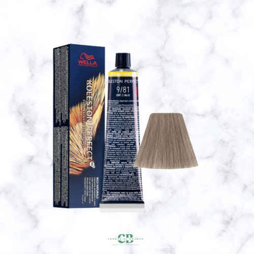 WELLA TINTE KOLESTON PERFECT ME + 9/81 RUBIO MUY CLARO PERLA CENIZA 60 GR