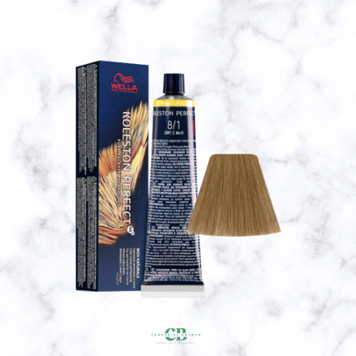 WELLA TINTE KOLESTON PERFECT ME + 8/1 RUBIO CLARO CENIZA 60 GR