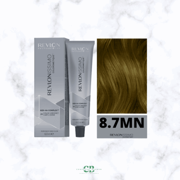 TINTE REVLONISSIMO 8-7MN RUBIO CLARO MAXIMA NEUTRALIZACION 60ML