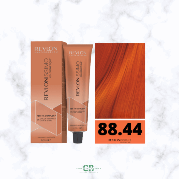 TINTE REVLONISSIMO 88-44 RUBIO CLARO COBRIZO INTENSO 60ML
