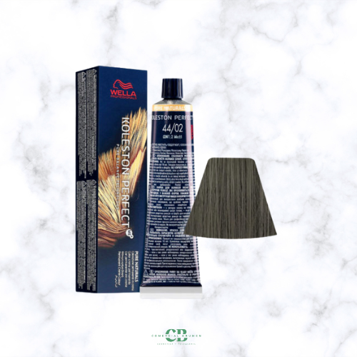 WELLA TINTE KOLESTON PERFECT ME + 44/02 CASTAÑO MEDIO INTENSO NATURAL MATE 60 GR