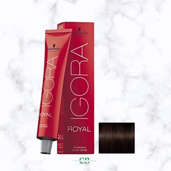 TINTE IGORA ROYAL 3-69 CASTAÑO OSCURO MARRÓN VIOLÍN 60GR Schwarzkopf